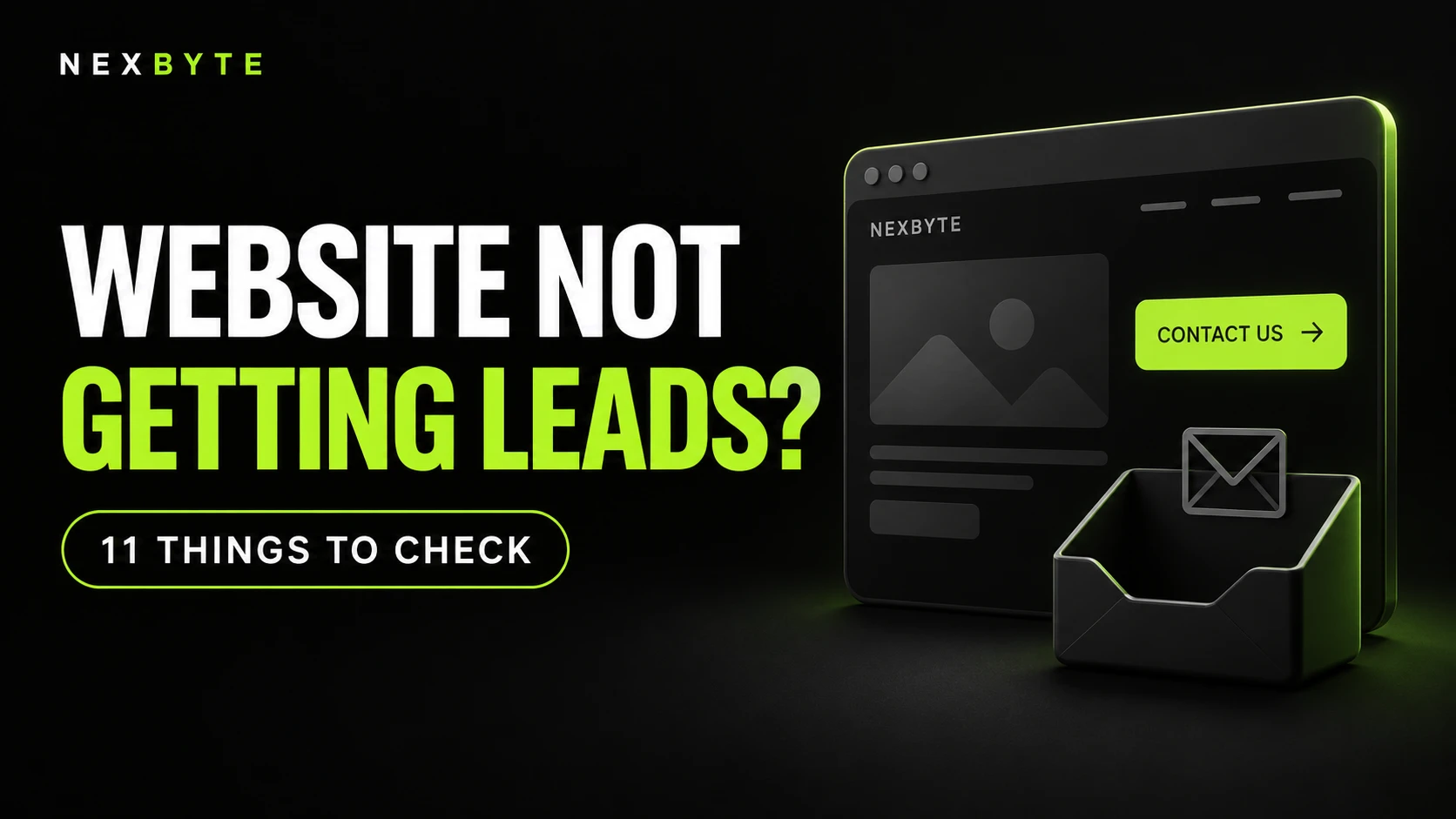 Why Is My Small Business Website Not Generating Leads? 11 Problems to Check